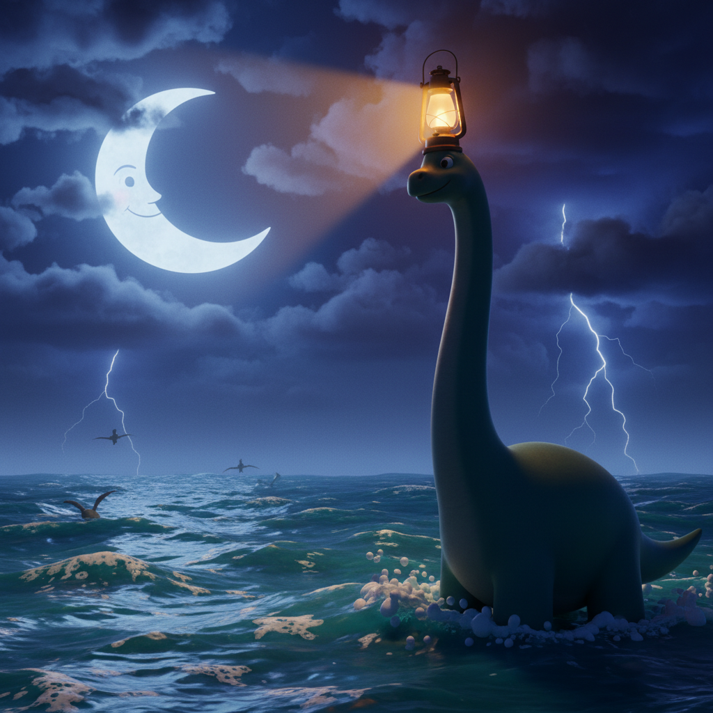 Brachio the Lighthouse Keeper — Bedtime Story for Kids