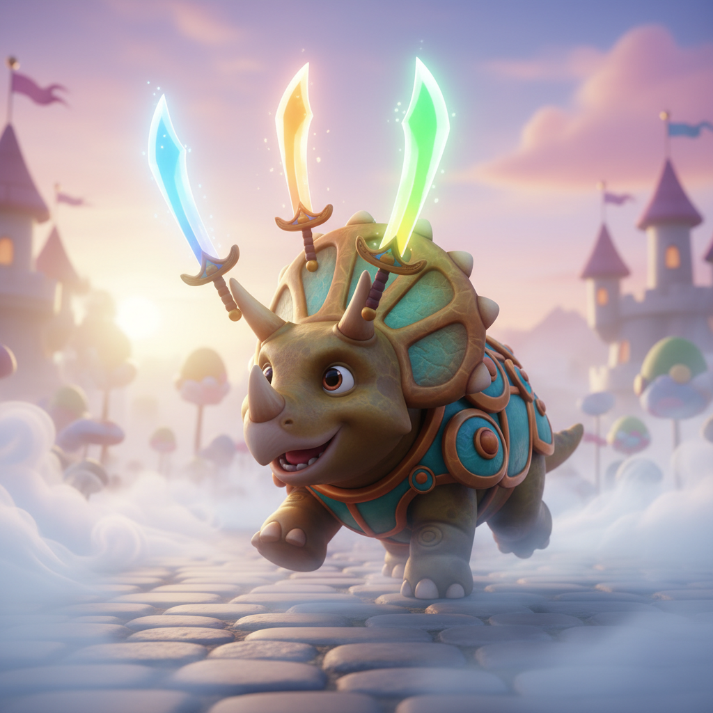 Triceratops Brave Quest — Bedtime Story for Kids