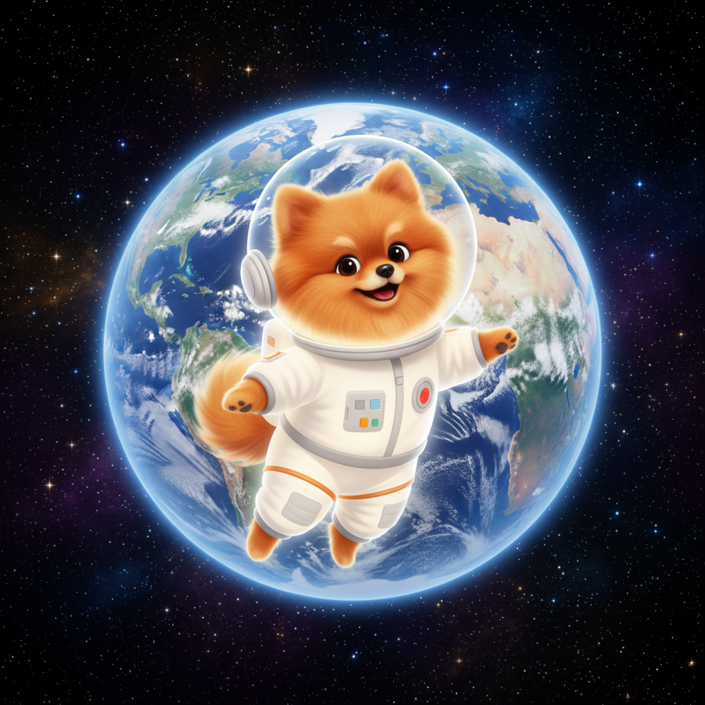 Pomeranian Astronaut Adventure — Bedtime Story for Kids