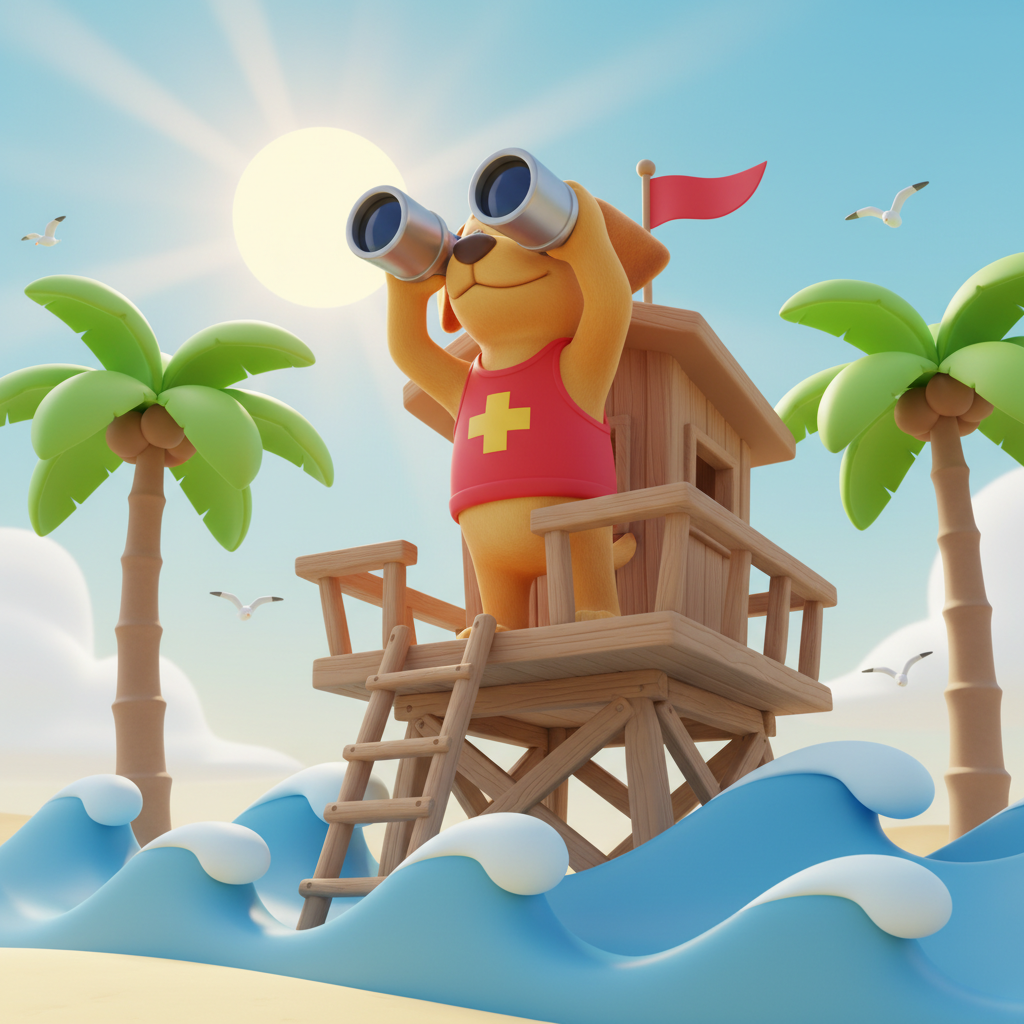Heroic Dog Lifeguard Adventure — Bedtime Story for Kids
