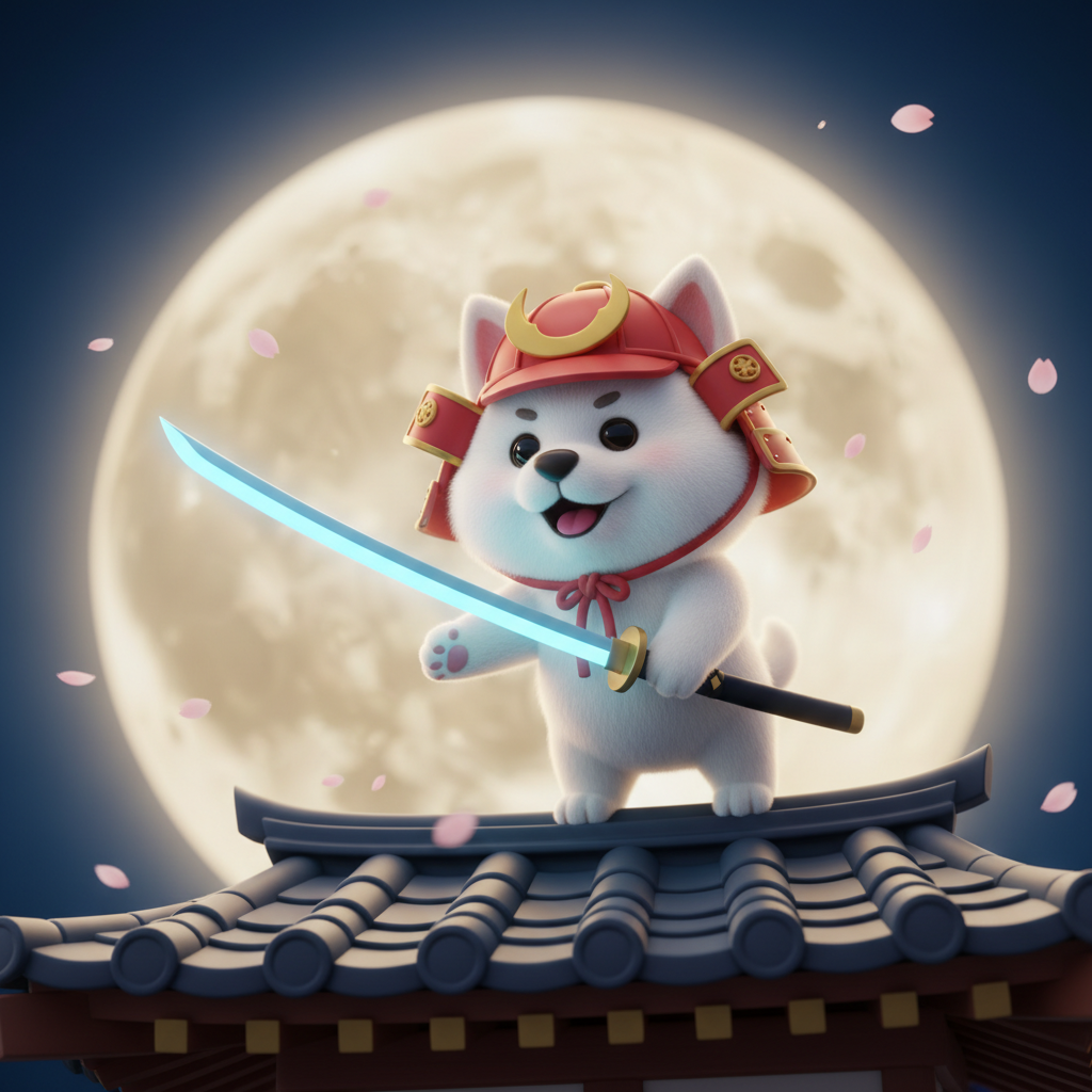 Samurai Akita's Moonlit Quest — Bedtime Story for Kids