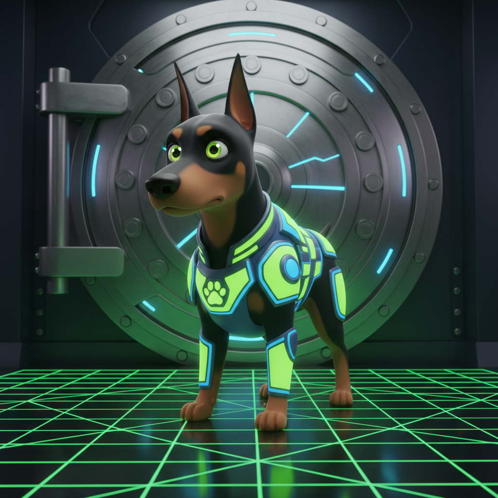 Doberman Cyber Guard — Bedtime Story for Kids