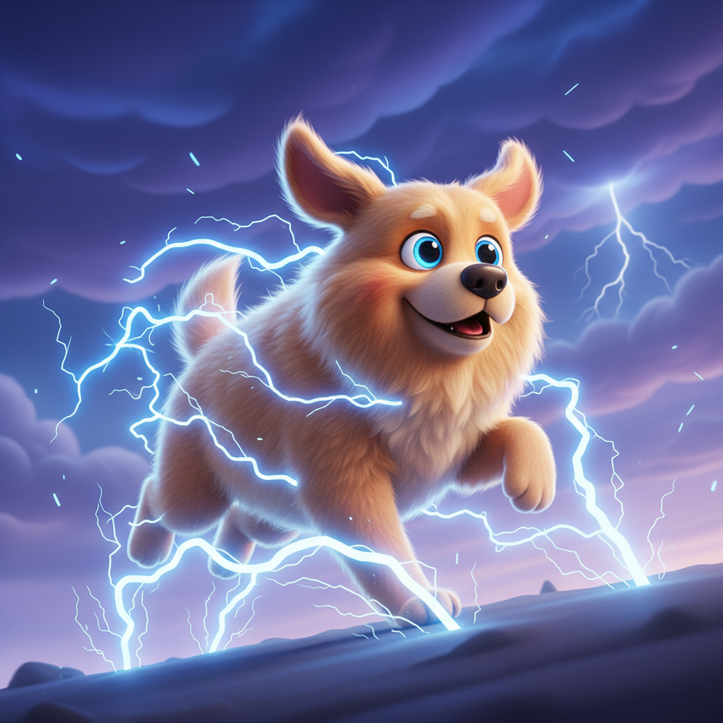 Lightning Dog Adventure — Bedtime Story for Kids