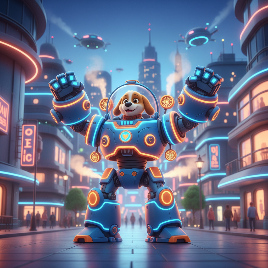 Robo-Dog Adventures — Bedtime Story for Kids