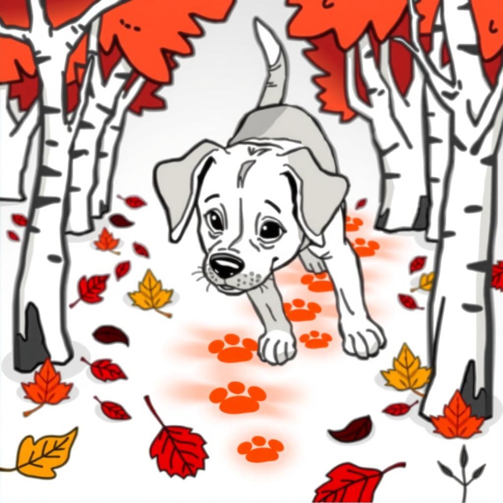 Printable Fun — Beagle Puppy Coloring Page for Kids coloring page
