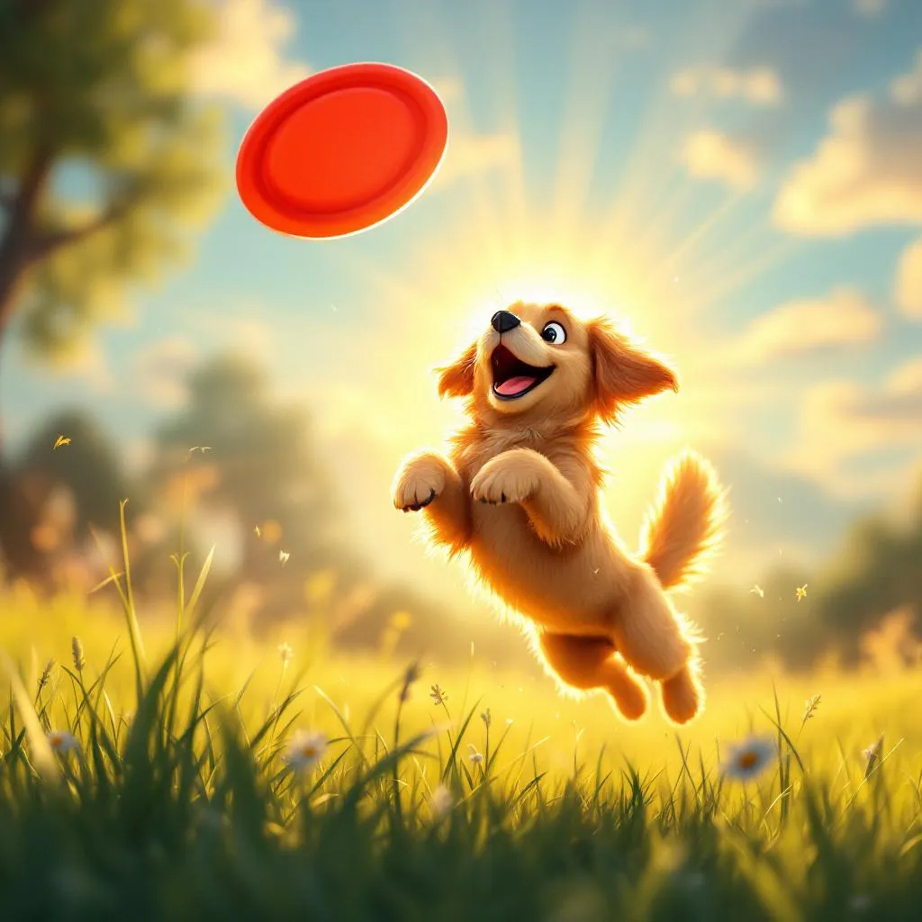 Golden Retriever Frisbee Leap — Bedtime Story for Kids