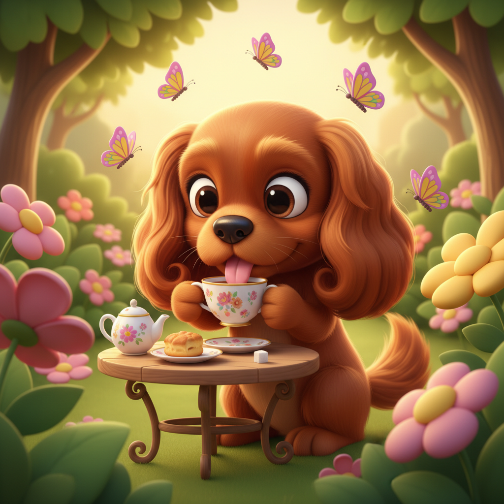 Cavalier Tea Party Adventure — Bedtime Story for Kids
