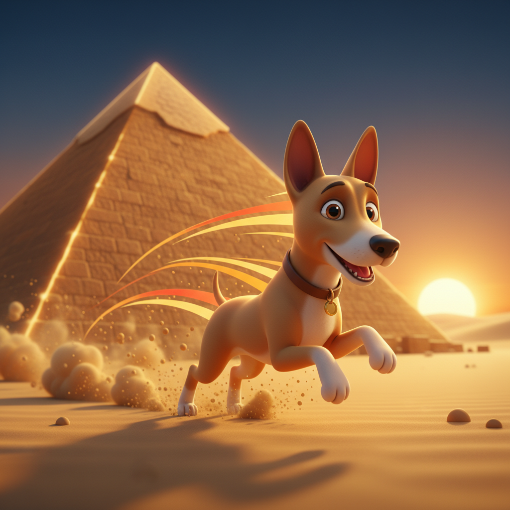 Basenji Adventure at the Pyramid — Bedtime Story for Kids