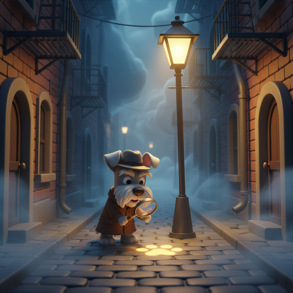 Detective Dog's Mystery — Bedtime Story for Kids