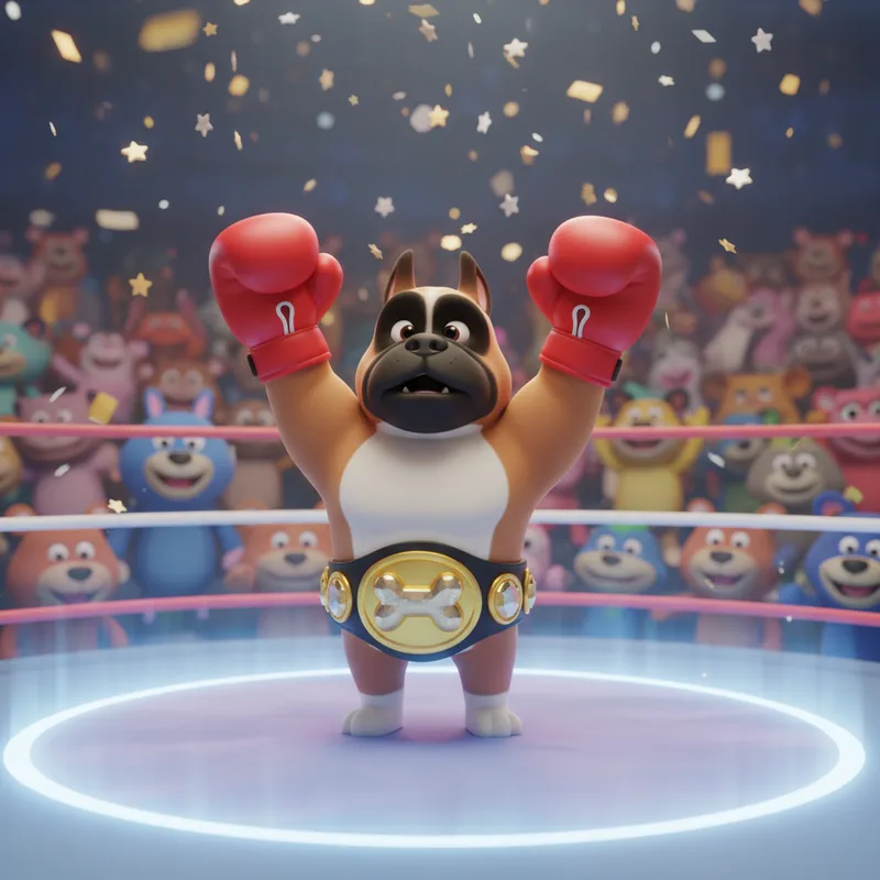Boxer Dog Champion — Bedtime Story for Kids