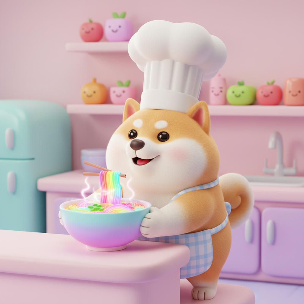 Shiba Inu's Rainbow Ramen Adventure — Bedtime Story for Kids
