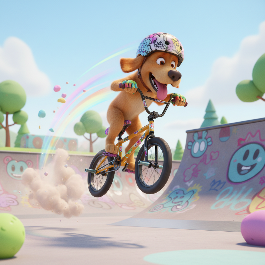 Dog BMX Adventure — Bedtime Story for Kids
