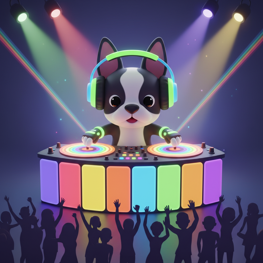 Boston Terrier DJ Adventure — Bedtime Story for Kids