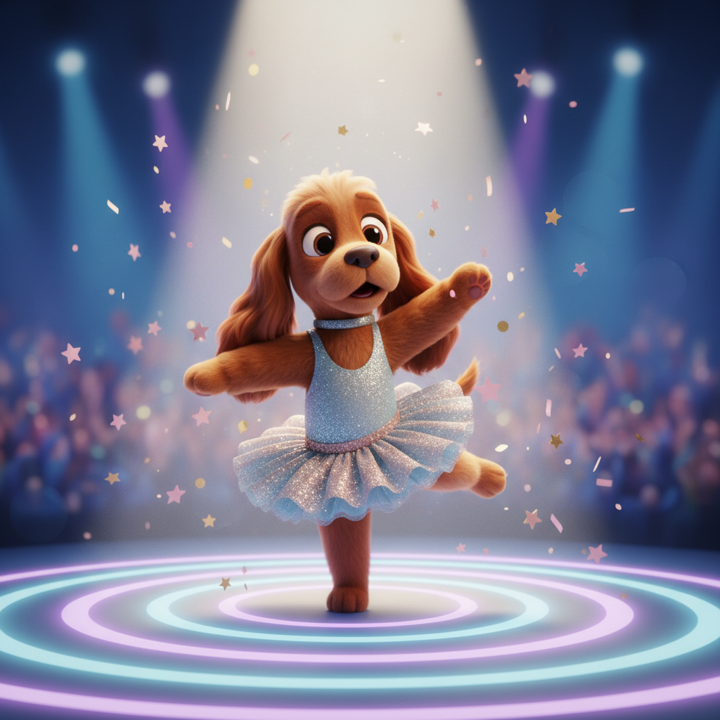 Cocker Spaniel's Ballet Performance — Bedtime Story for Kids