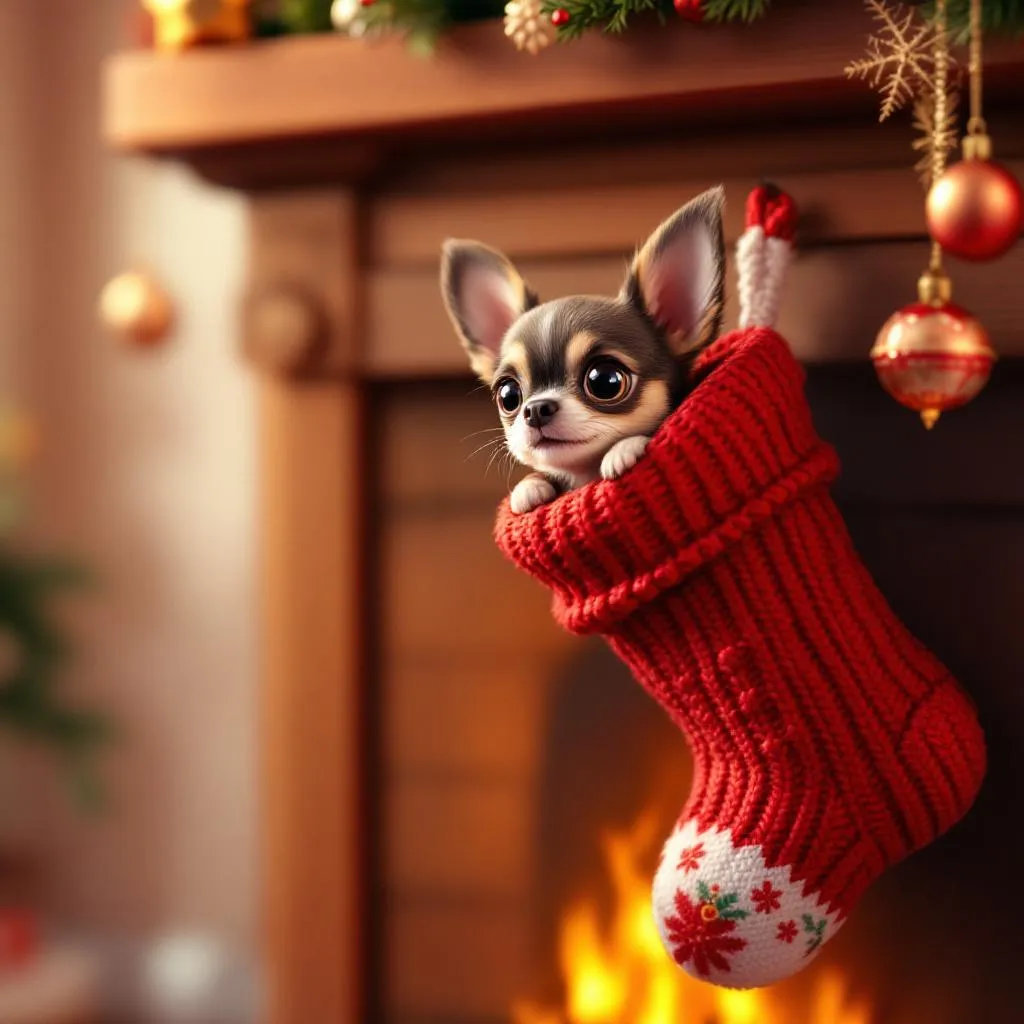 Chihuahua in Stocking — Bedtime Story for Kids