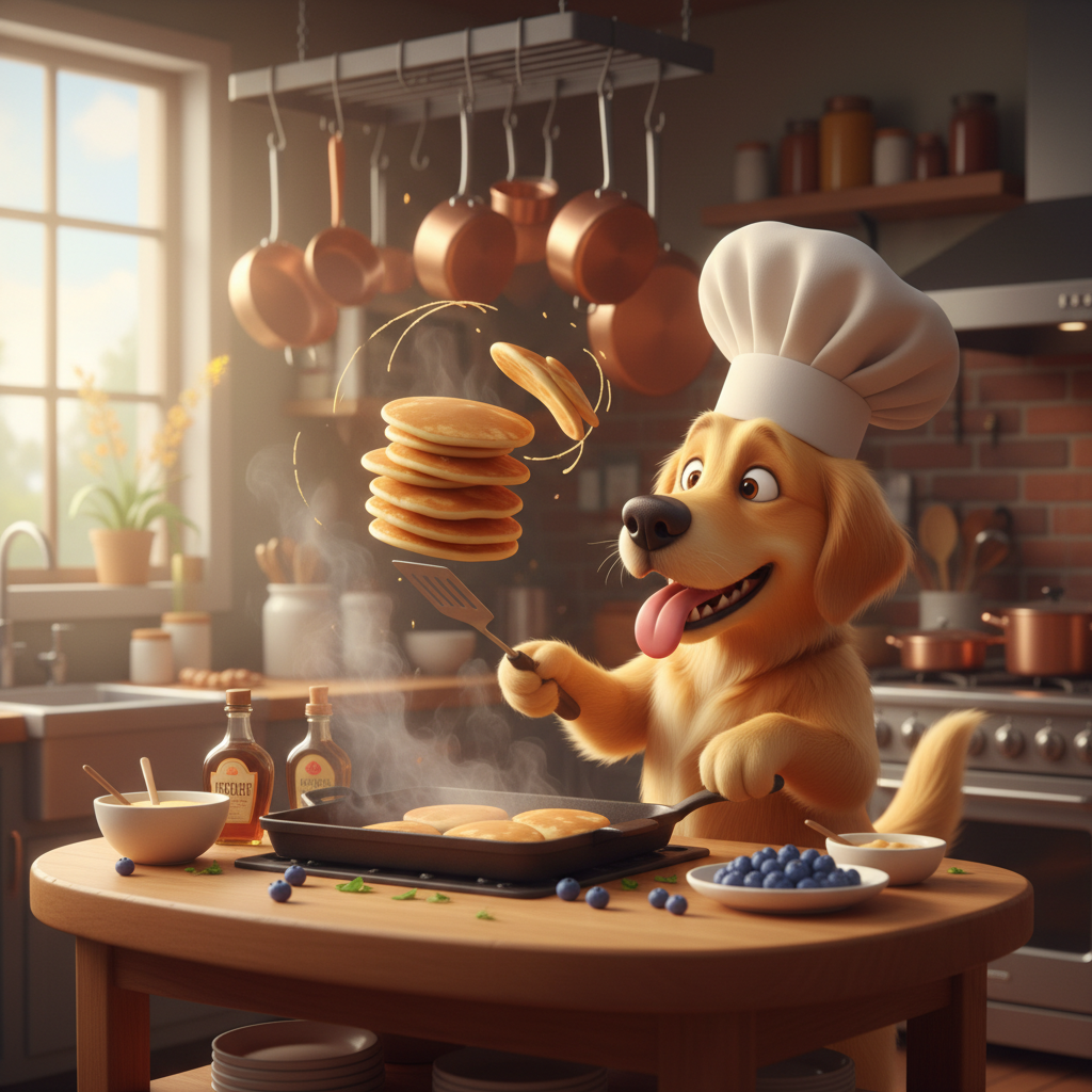 Chef Buddy's Pancake Adventure — Bedtime Story for Kids
