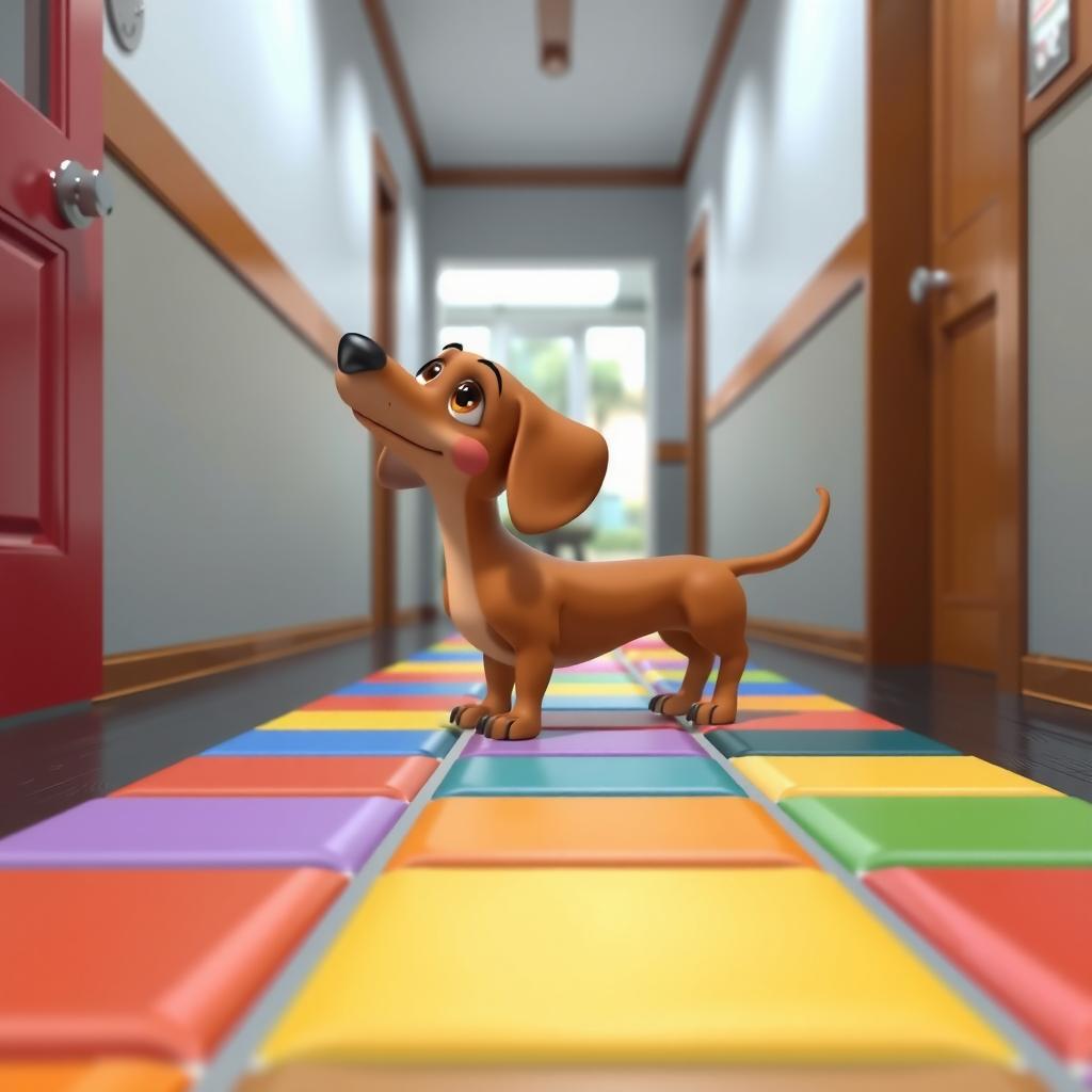 Dachshund Adventure in the Hallway — Bedtime Story for Kids