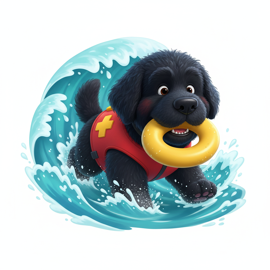 Newfoundland Lifeguard Adventure — Bedtime Story for Kids
