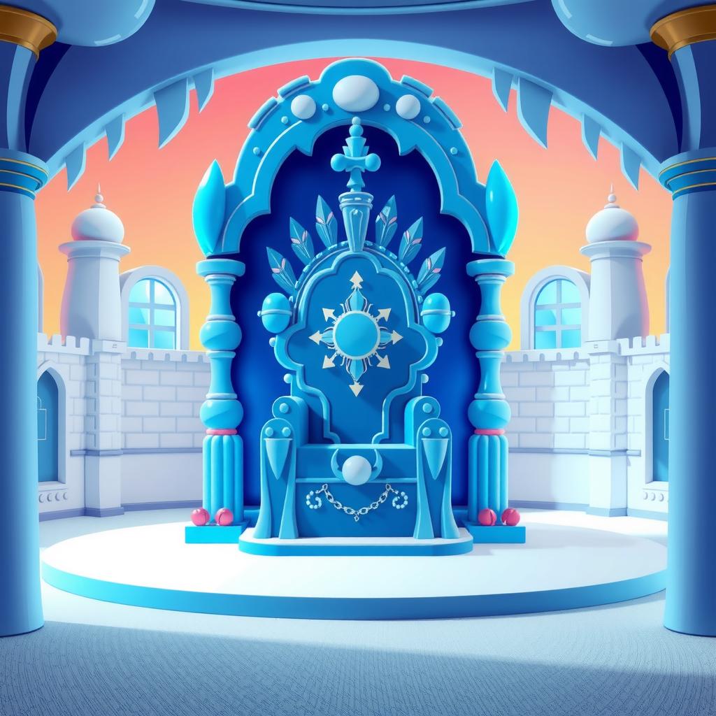 Ice Throne Coloring Page