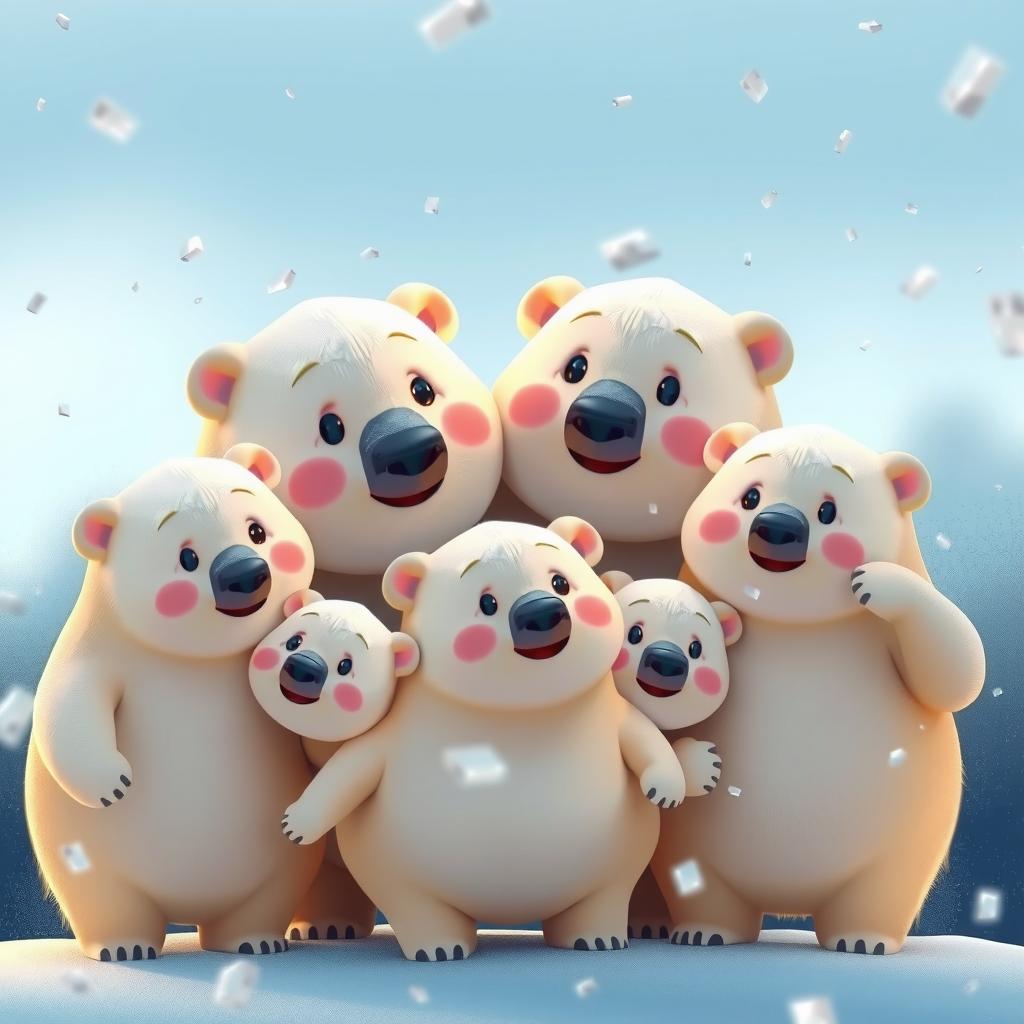 Blizzard Bear Coloring Page