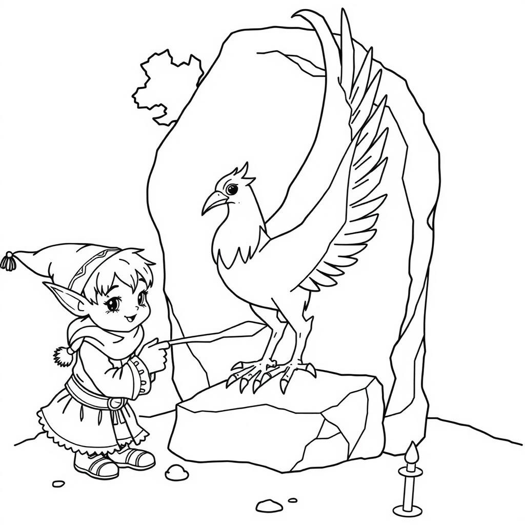 Ice Sculptor Coloring Page coloring page