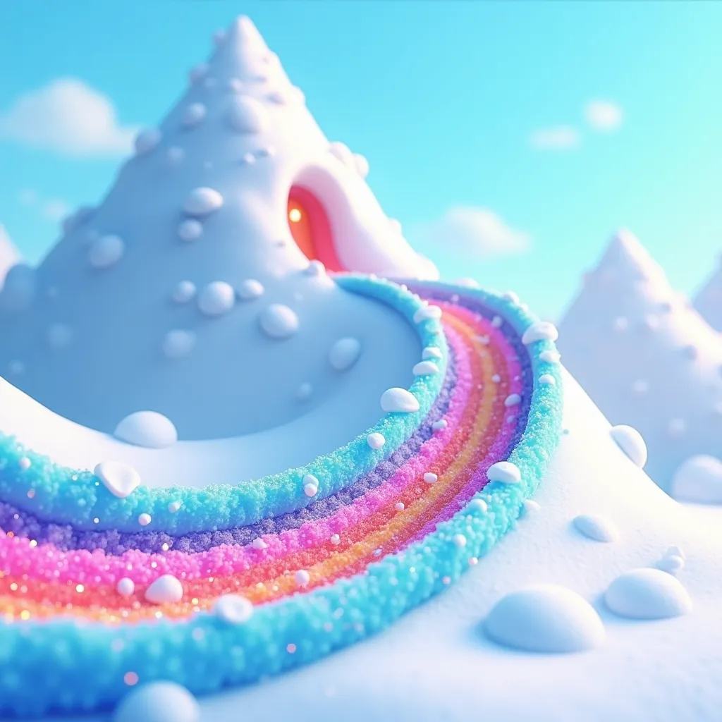 Ice Slide Coloring Page