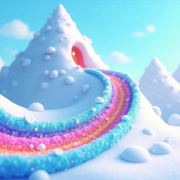Ice Slide Coloring Page