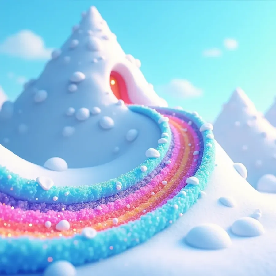 Ice Slide Coloring Page