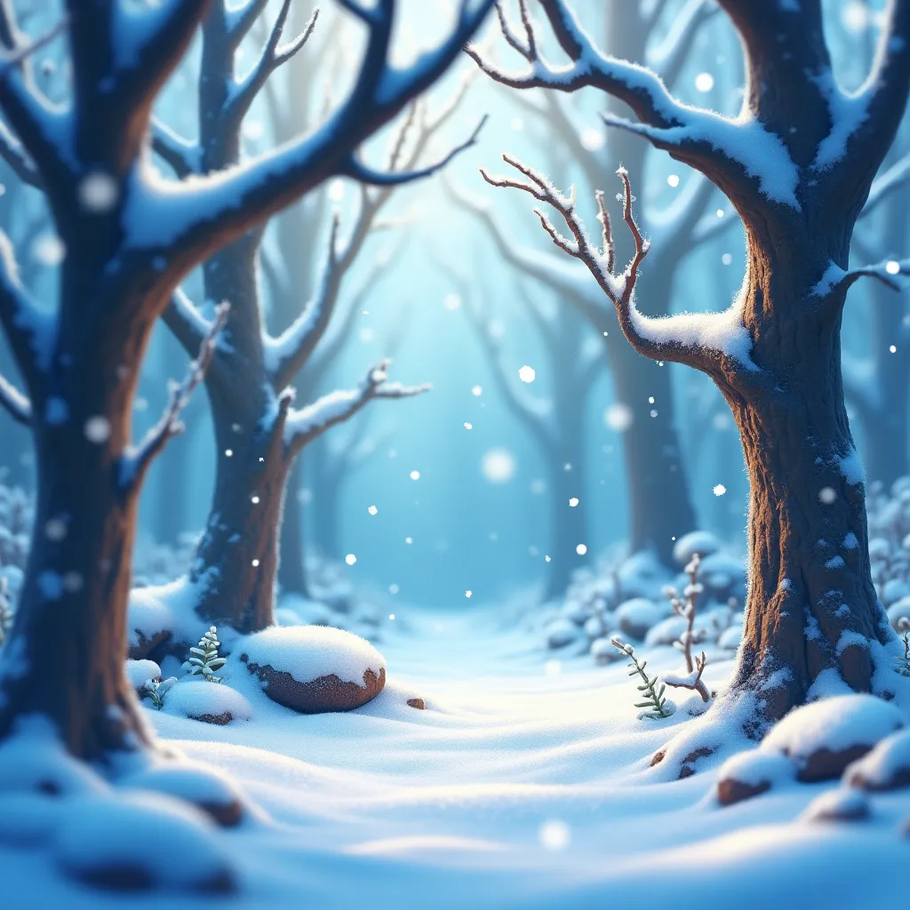 Frozen Forest Coloring Page