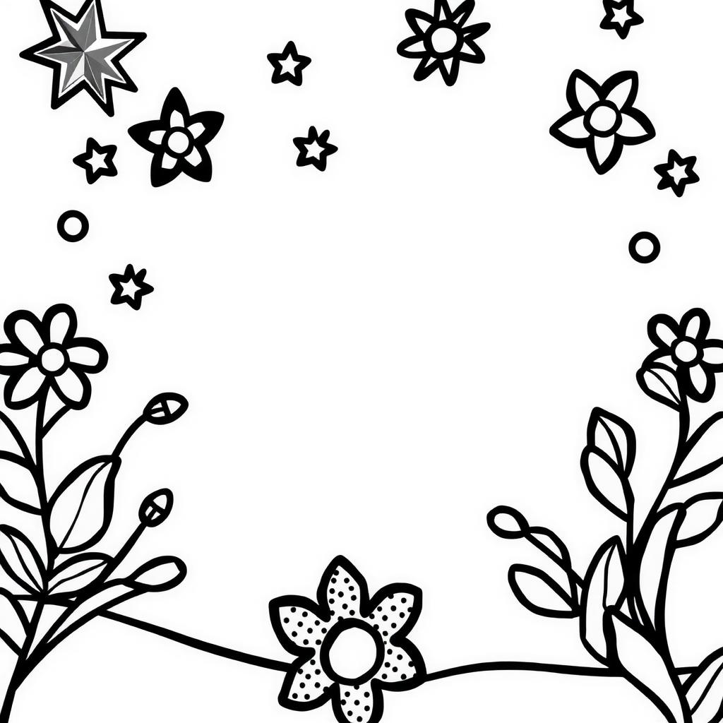 Sticker Collection Coloring Page coloring page