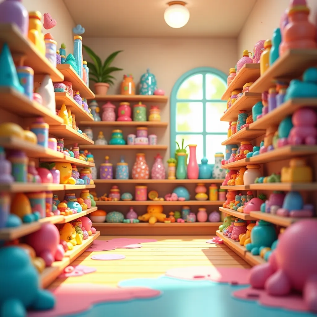 Craft Supply Store Coloring Page