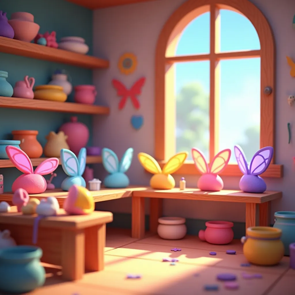 Fairy Wings Workshop Coloring Page