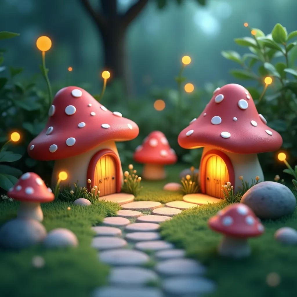 Fairy Garden Coloring Page