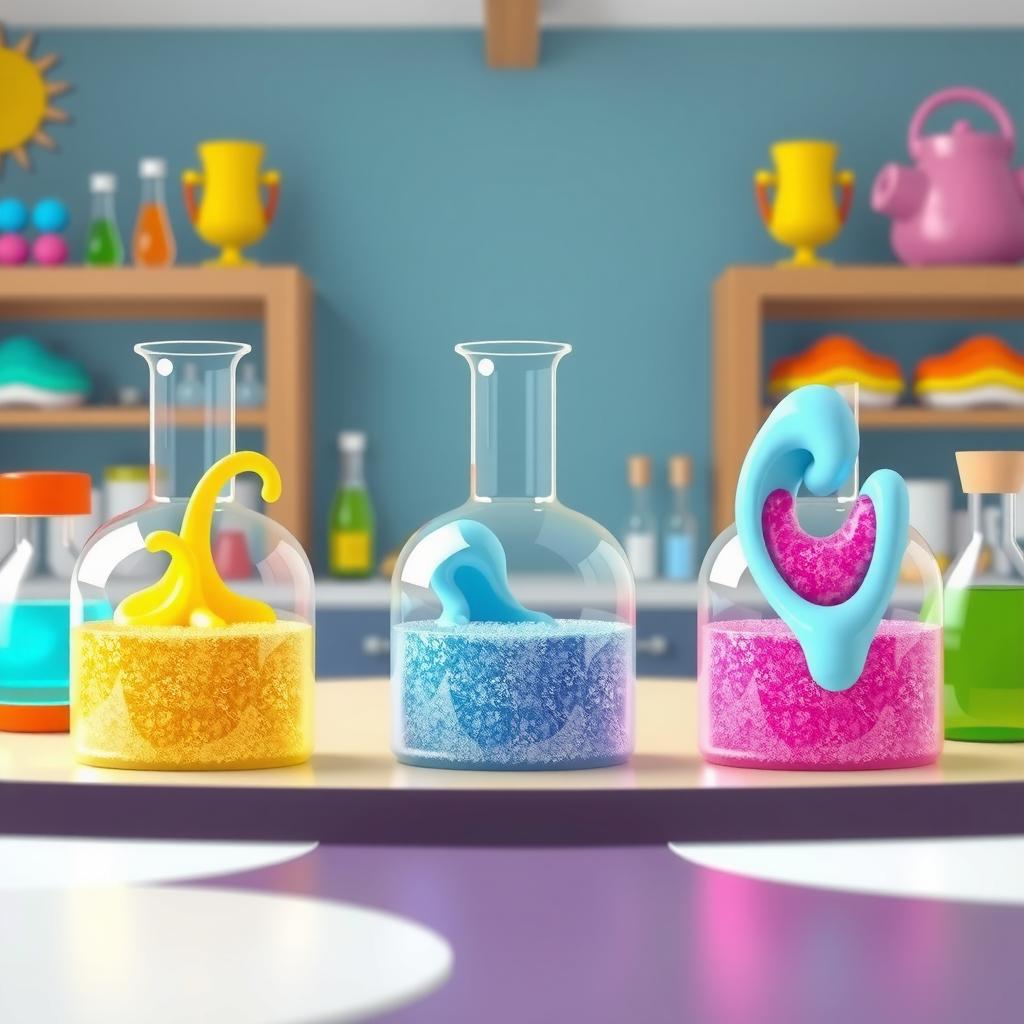 Glitter Slime Lab Coloring Page