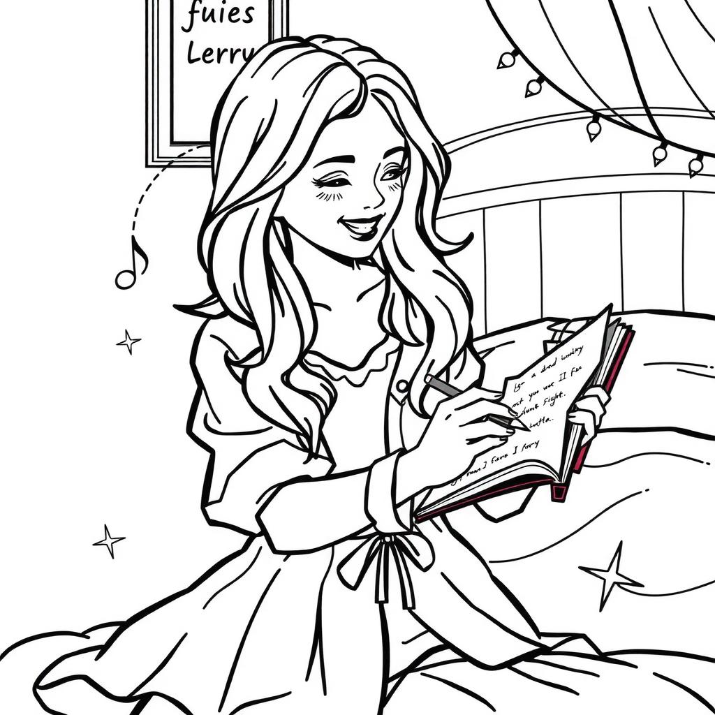 Star Notebook Coloring Page coloring page