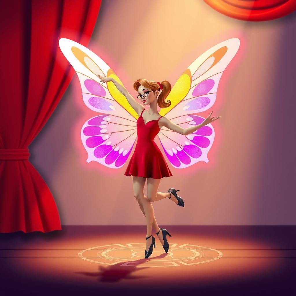 Holographic Wings Coloring Page