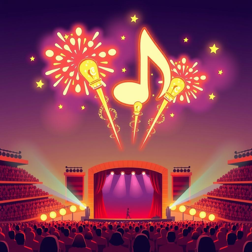 Encore Fireworks Coloring Page