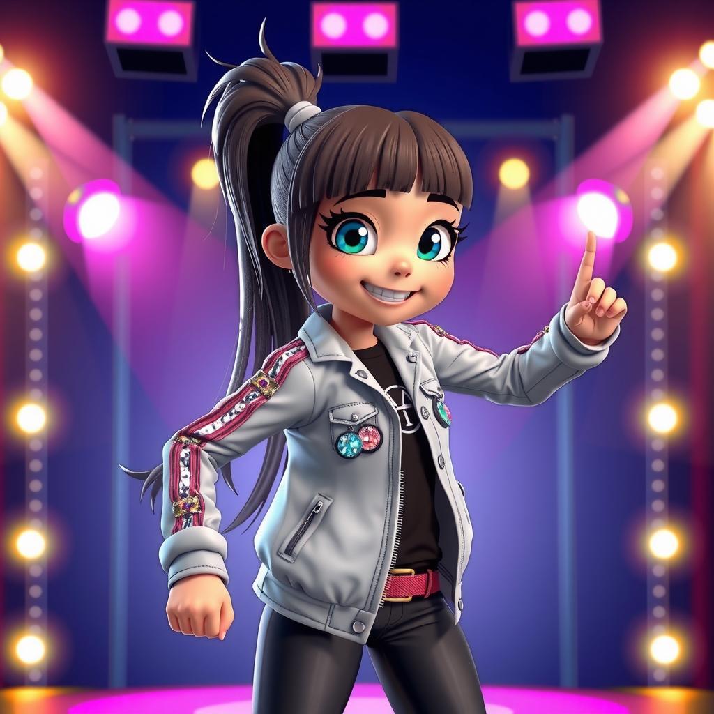 Neon Jacket Coloring Page