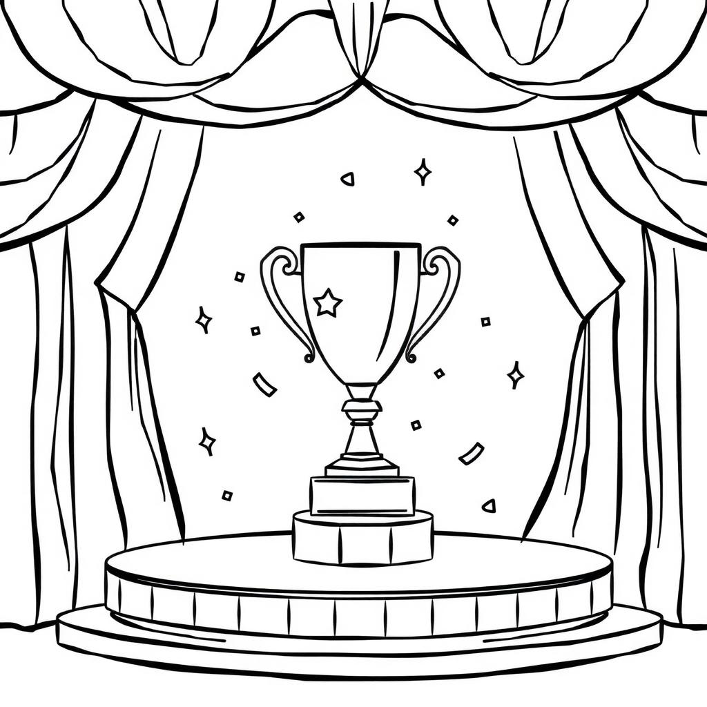 Award Night Coloring Page coloring page