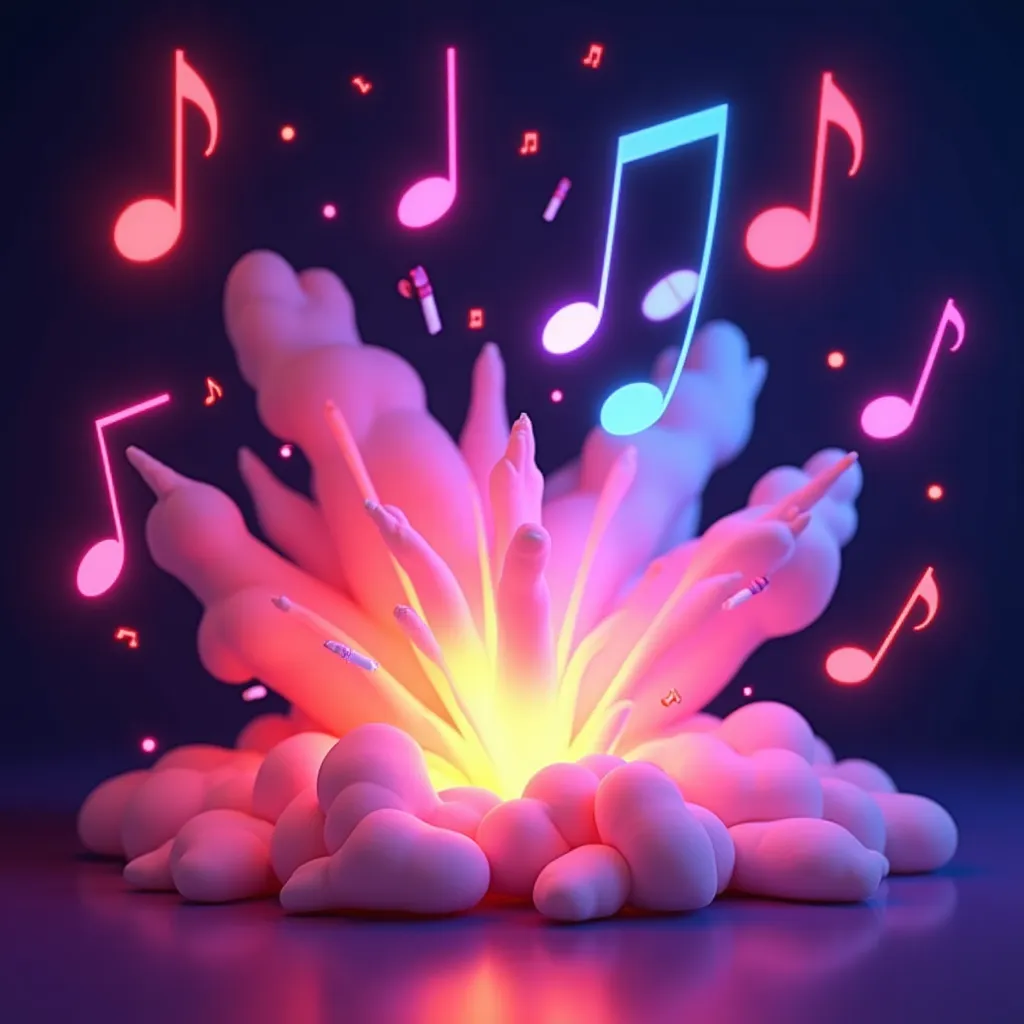 Beat Drop Explosion Coloring Page