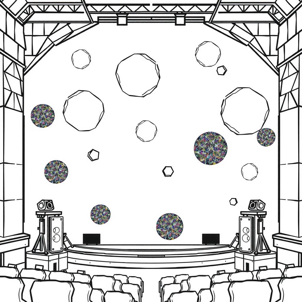 Bubble Pop Coloring Page coloring page