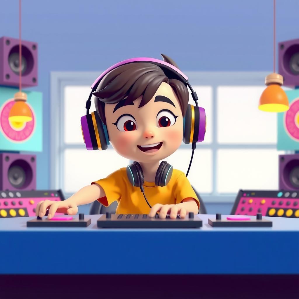 Beat Machine Coloring Page