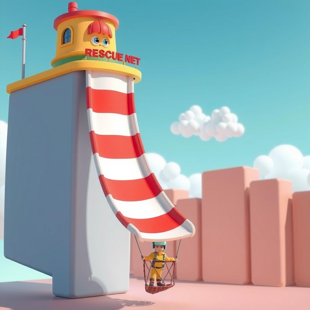 Rescue Slide Coloring Page