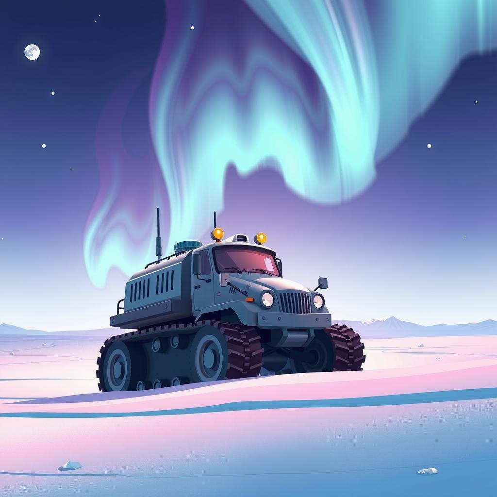 Arctic Explorer Coloring Page