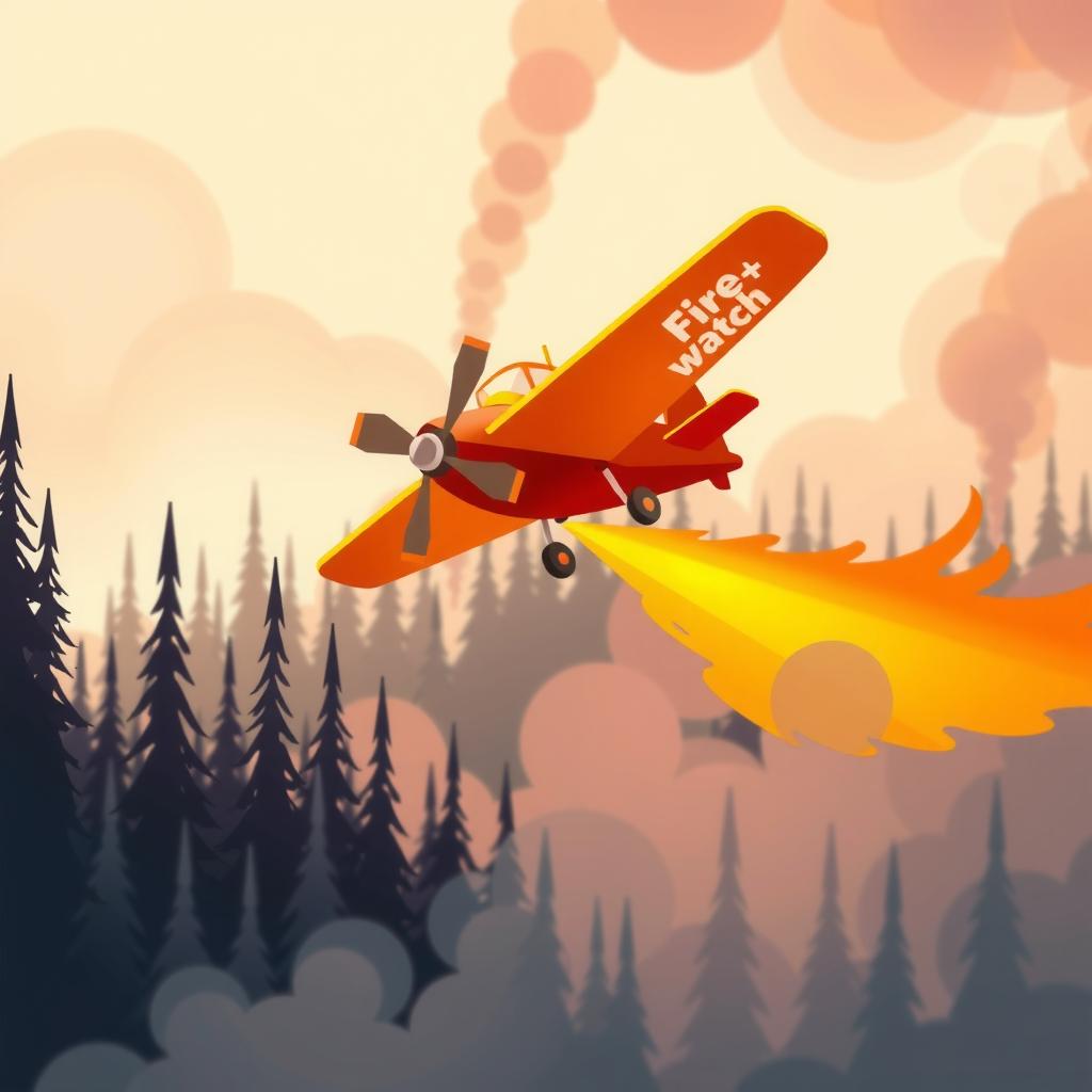 Wildfire Watch Coloring Page