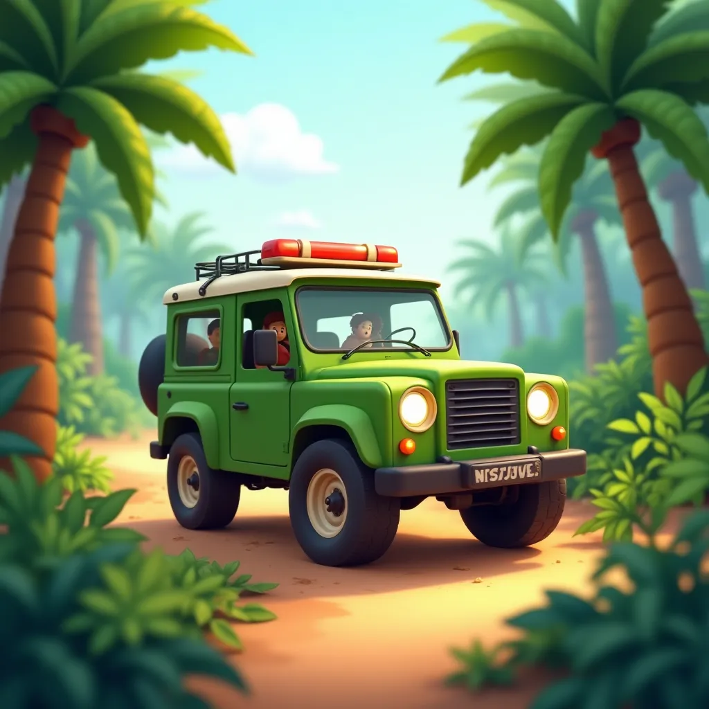 Jungle Rescue Coloring Page