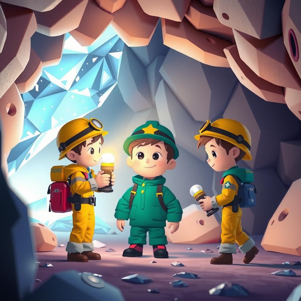 Cave Rescue Coloring Page