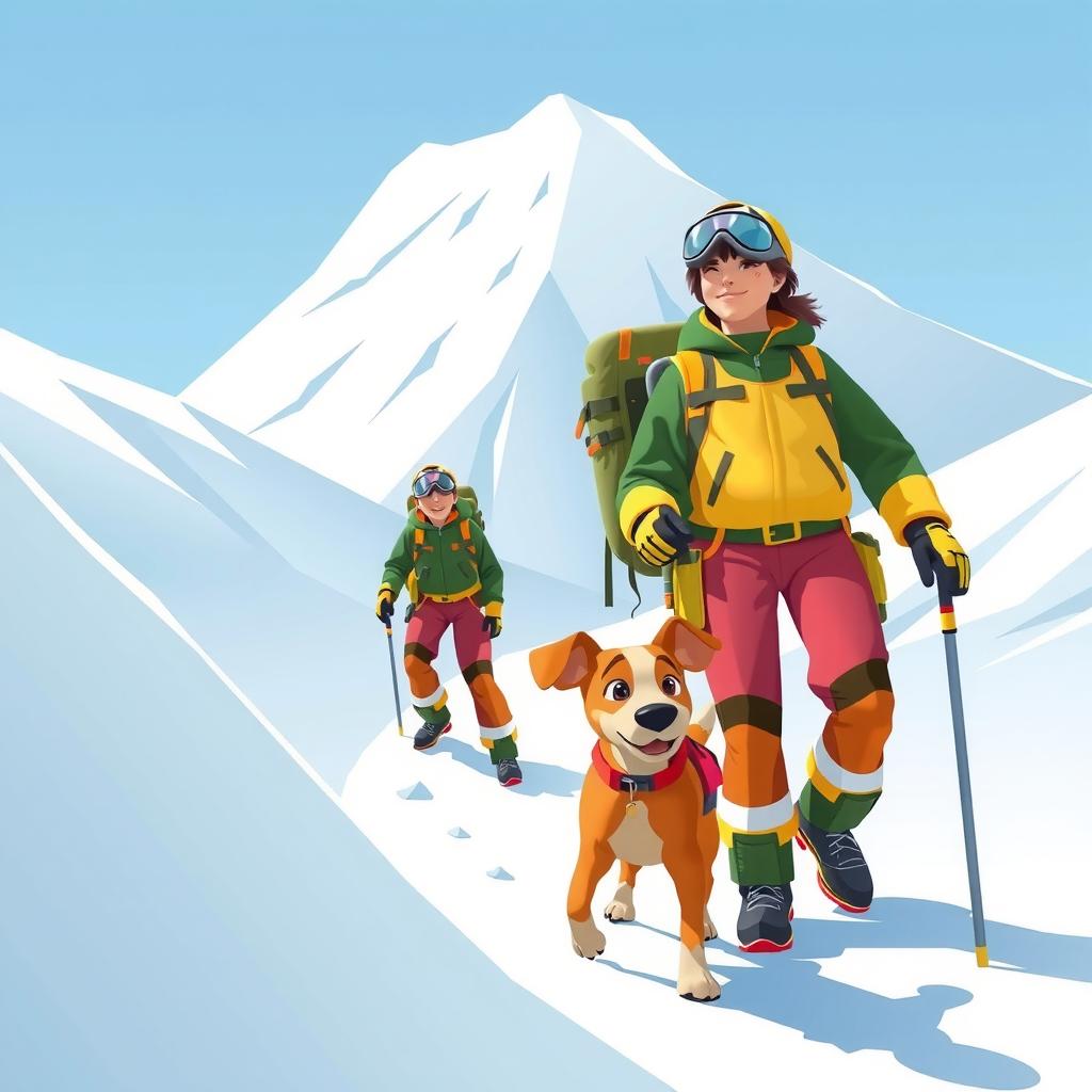 Avalanche Alert Coloring Page