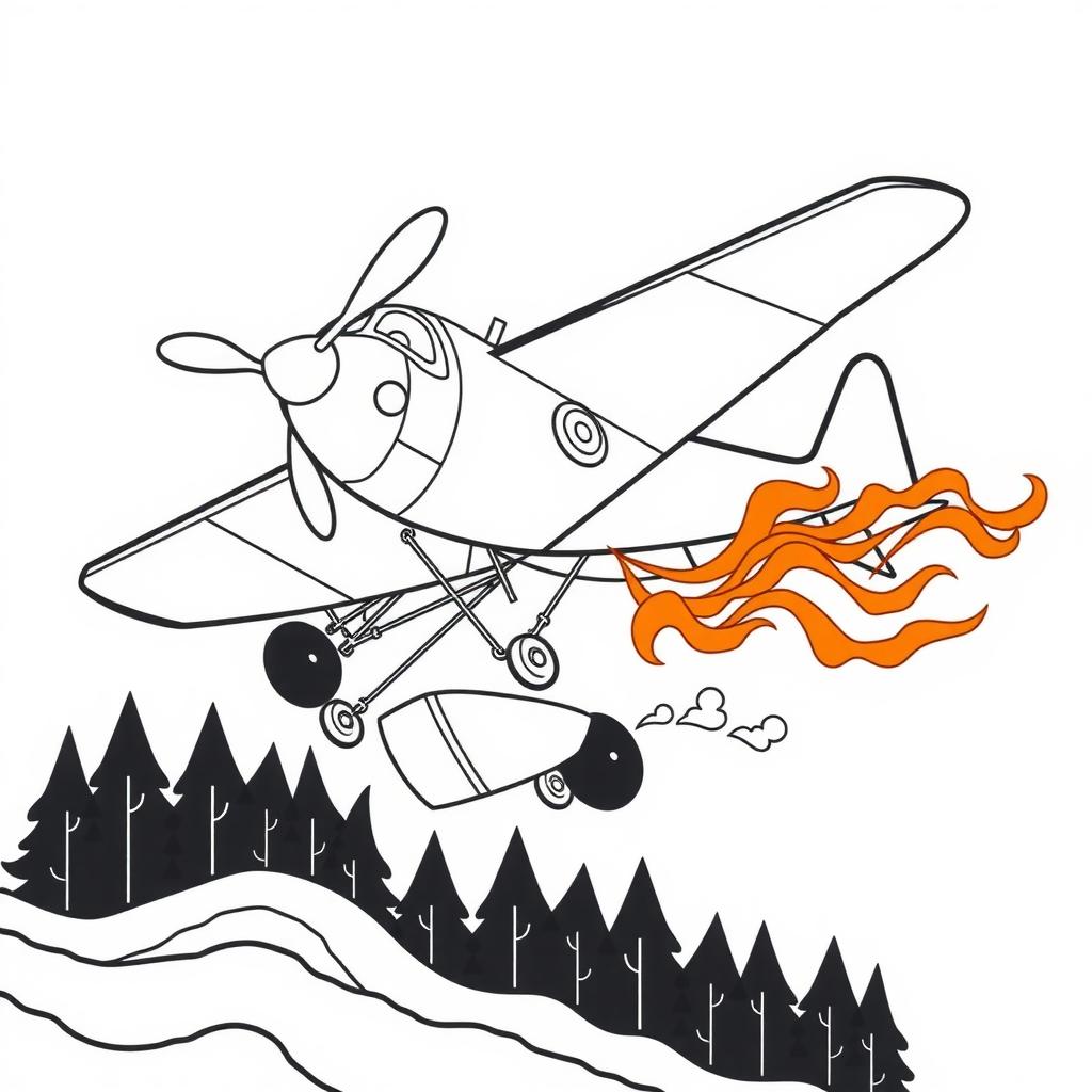 Wildfire Watch Coloring Page coloring page