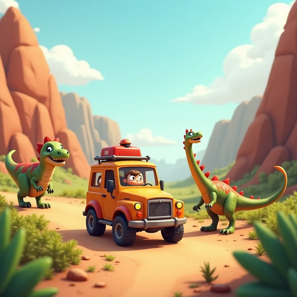 Dino Patrol Coloring Page